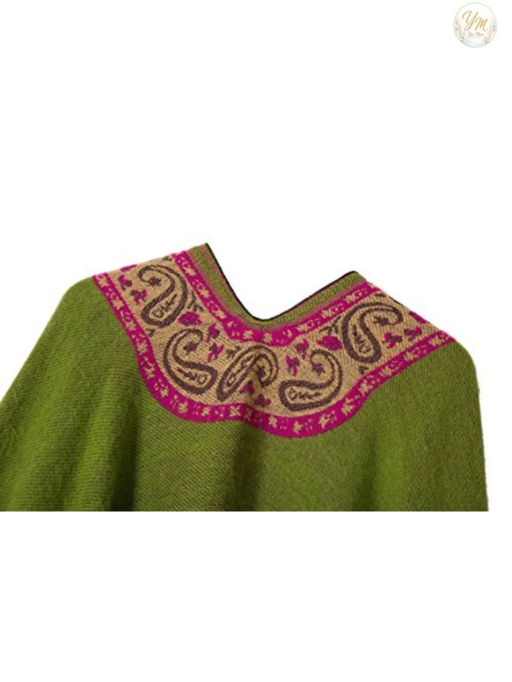 Women's Vintage Pattern Tassel Poncho Shawl Cape Wrap Sleeveless